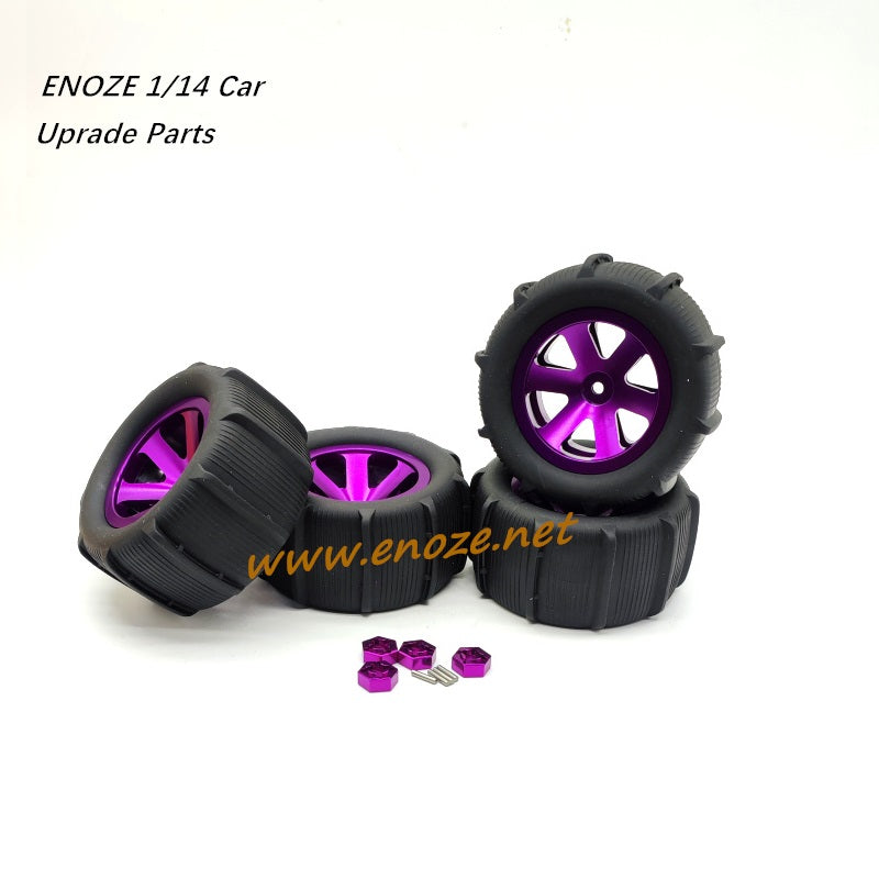 Enoze 001E RC Car Upgrade Metal Beach Wheels